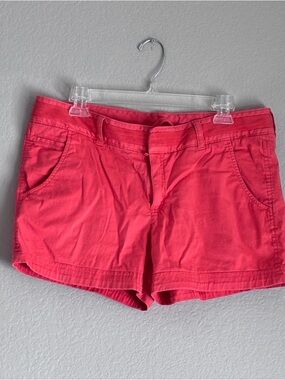 Athleta Coral Casual Summer Low Rise Cotton Shorts women’s 12